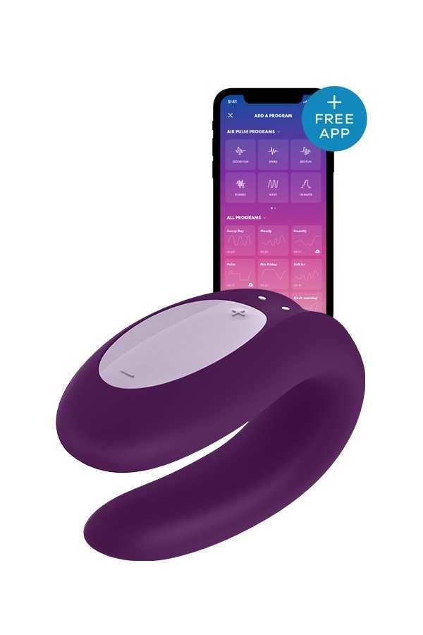 Stimulátor na klitoris a vagínu ovládaný mobilom